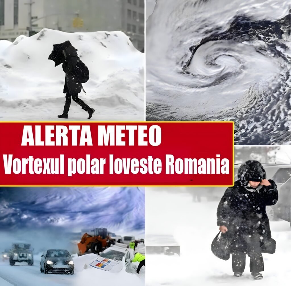 Un vortex polar loveste Europa. Romania intra in cel mai puternic val de frig.