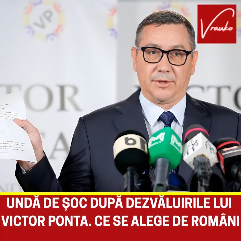 Cutremur în politică. Victor Ponta face dezvăluirile anului