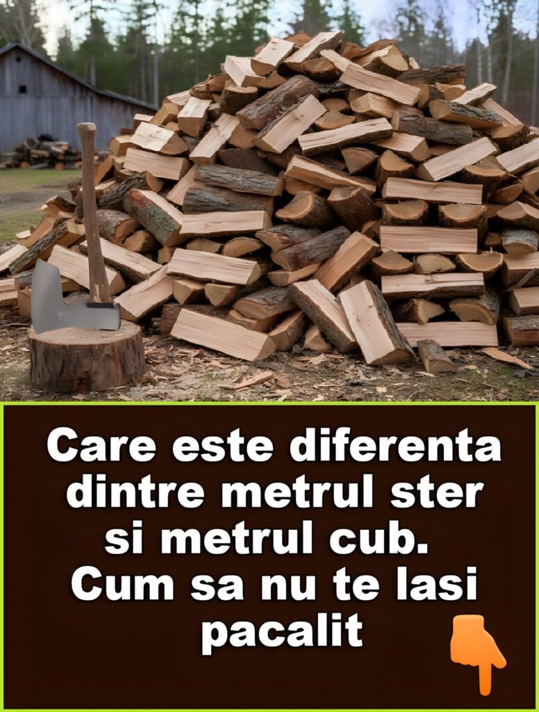 Diferența dintre metrul ster și metrul cub: Cum să nu fii păcălit la achiziția de lemn de foc