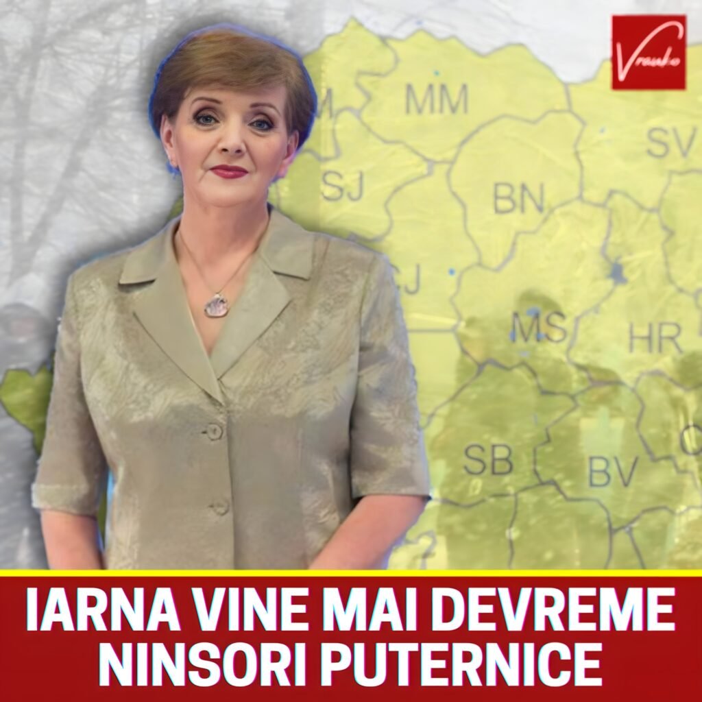 Romica Jurca anunță schimbare totală a vremii. Vin ninsorile, iar temperaturile scad dramatic
