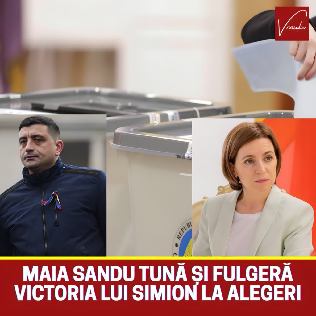 Nimeni n-a prevăzut asta. Maia Sandu tună și fulgeră după victoria lui George Simion la Alegerile parlamentare din Moldova