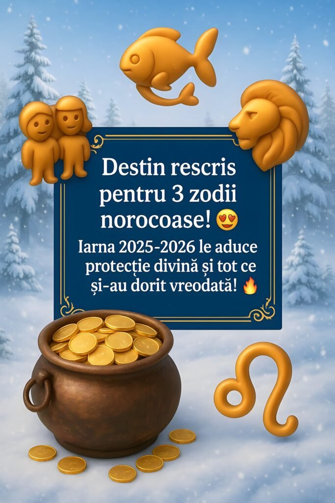 Astrologii au anuntat o iarna grozava pentru acesti nativi. Trei zodii sunt protejate de Divinitate, isi indeplinesc toate visurile