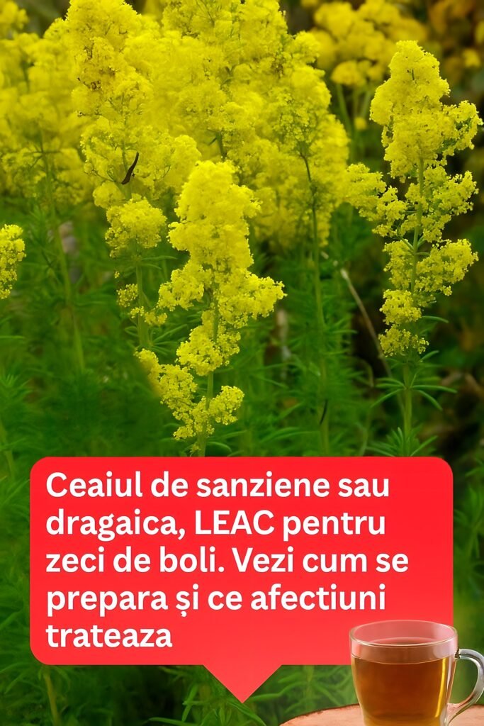 Ceaiul de sanziene sau dragaica, LEAC pentru zeci de boli. Cum se prepara pentru efecte puternice