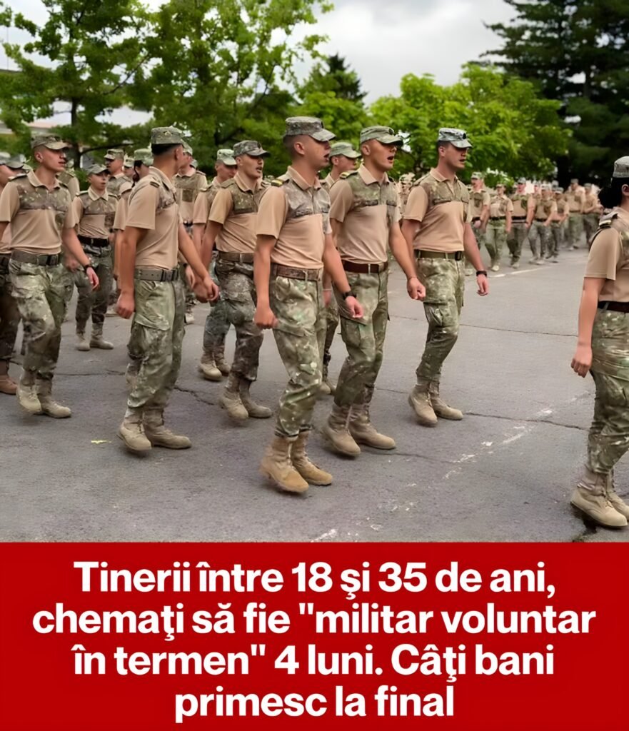 Alertă națională: Armata recrutează peste 10.000 de tineri pentru instruire militară de patru luni