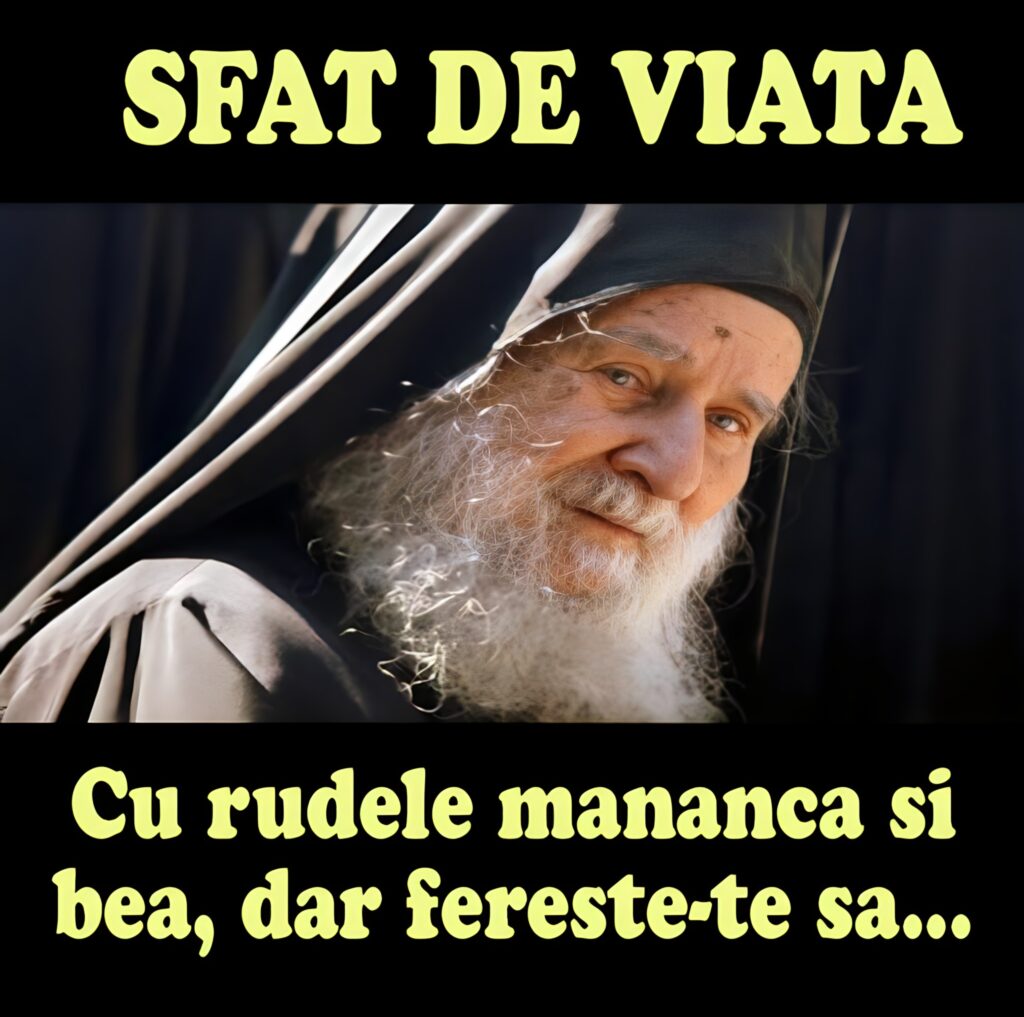 Cu rudele tale bea, mănâncă, dar fereşte-te să