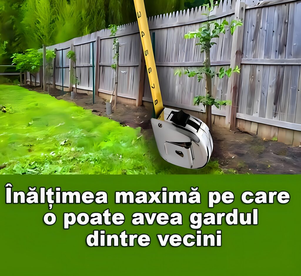 Ce Inaltime Maxima Poate Avea Gardul Dintre Vecini. Asa Spune Legea