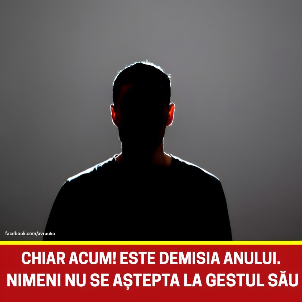 Anunțul momentului! Demisie cu răsunet. Nimeni nu se aștepta la asta