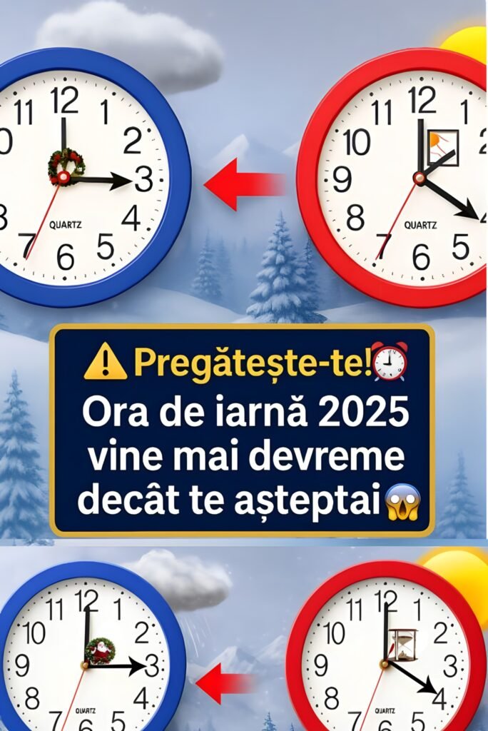 Ora de iarna 2025. Cand dam ceasul inapoi si de ce schimbarea vine mai devreme decat in alti ani