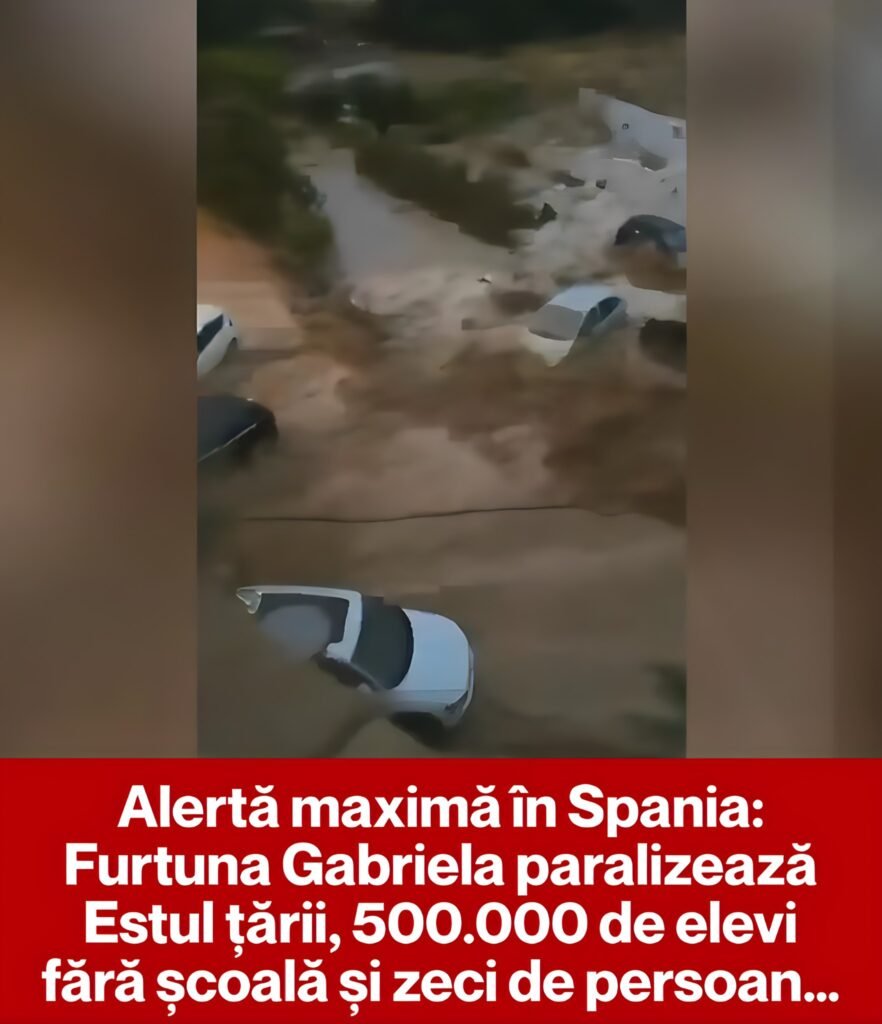 Estul Spaniei, sub asediul unei furtuni devastatoare