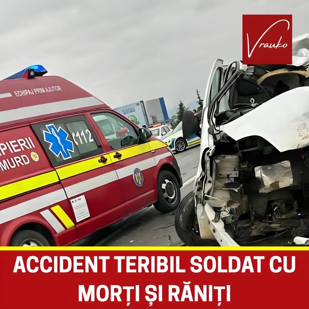 Un accident deosebit de grav s-a produs pe o șosea intens circulată. Sunt morți și răniți