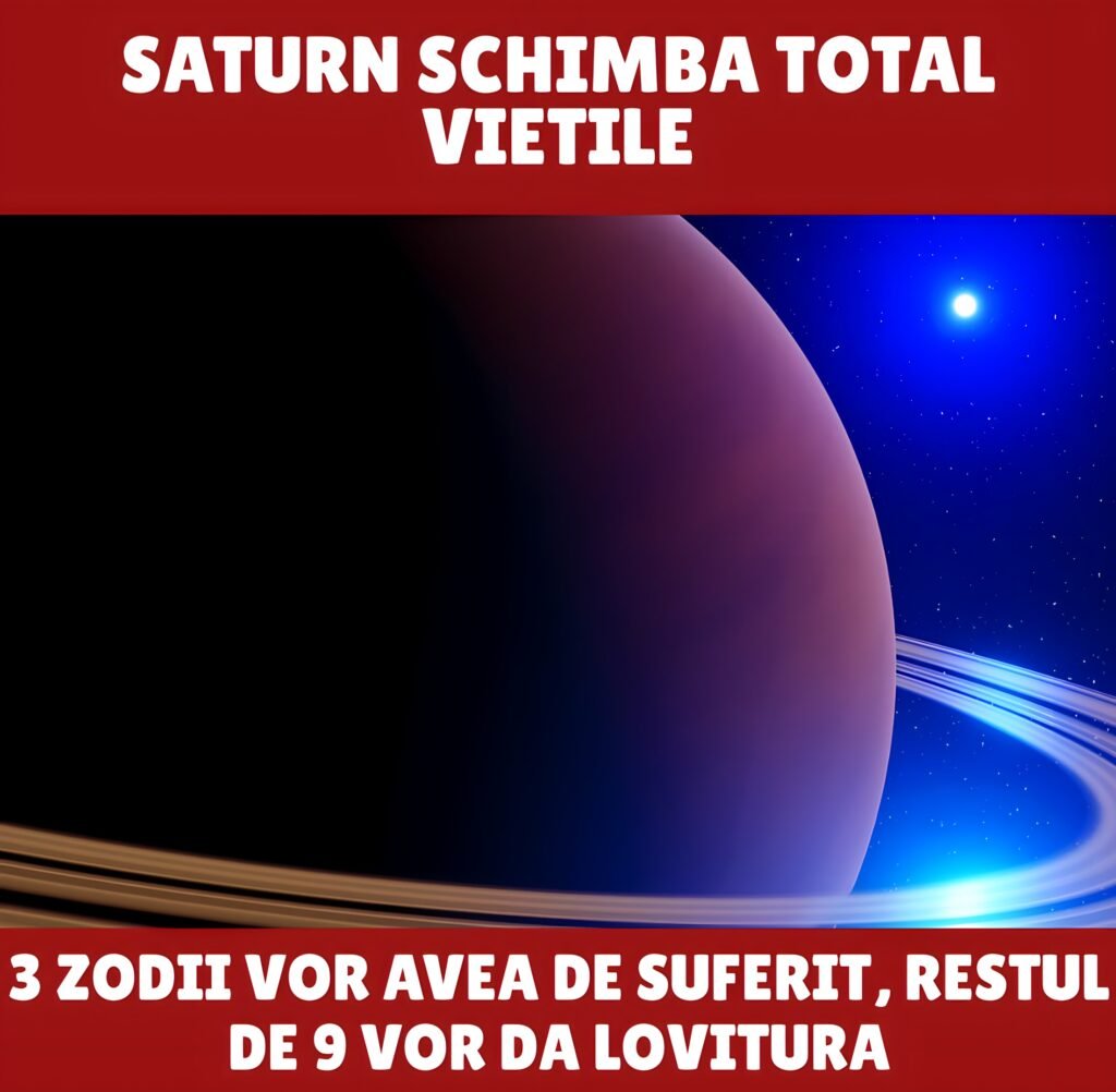 Horoscop special Saturn dă de pământ cu 3 zodii, dar restul de 9 vor avea numai bucurii. Totul începe pe 8 octombrie