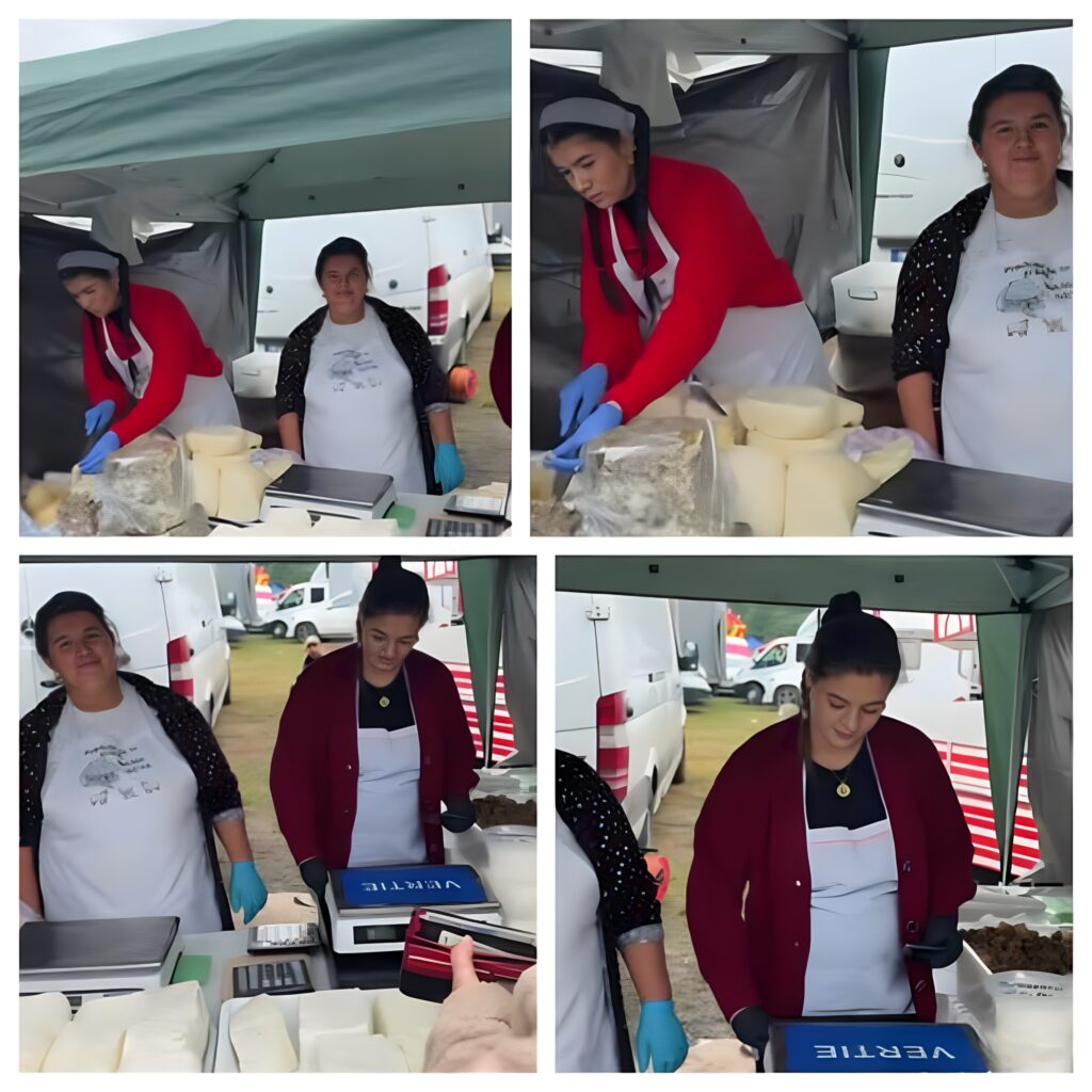 Mama Geta, alături de Iancu, Denisa și Ileana la târg. Cu cât vând aceștia un kilogram de brânză…