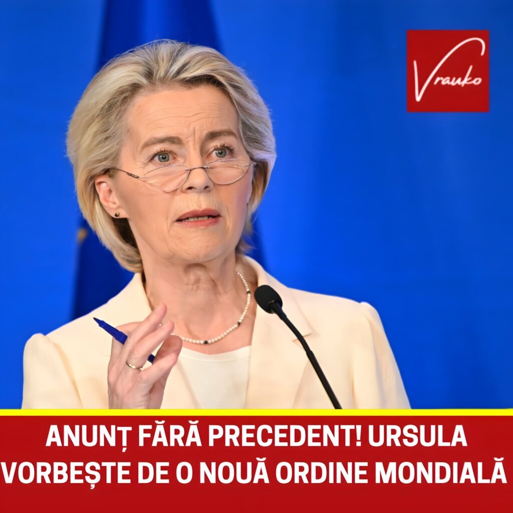 O nouă ordine mondială. Anunț fără precedent făcut de Ursula von der Leyen. Ce se întâmplă cu România