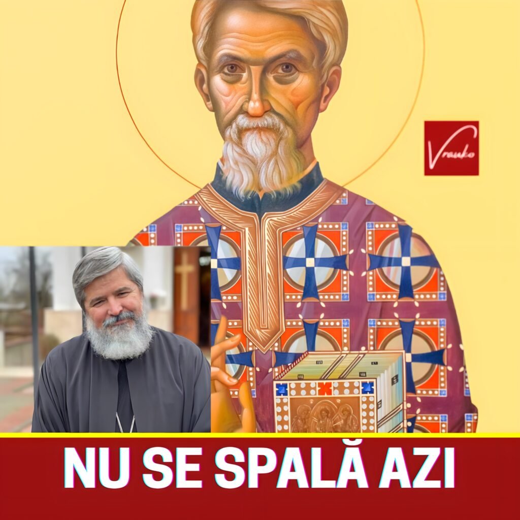 Nu se spală astăzi 4 octombrie. Este mare sărbătoare, preoții au spus clar, e interzis