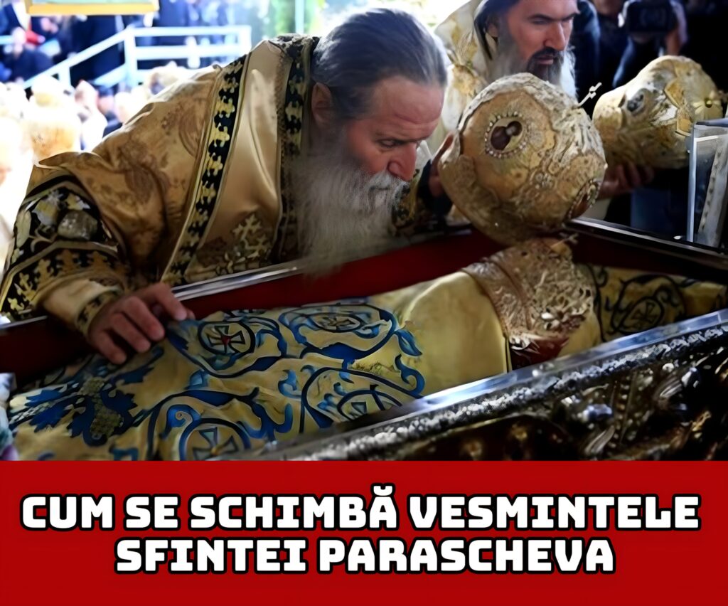 Ritualul secret din Catedrala Mitropolitană din Iași: de ce veșmintele Sfintei Parascheva se schimbă de cinci ori pe an