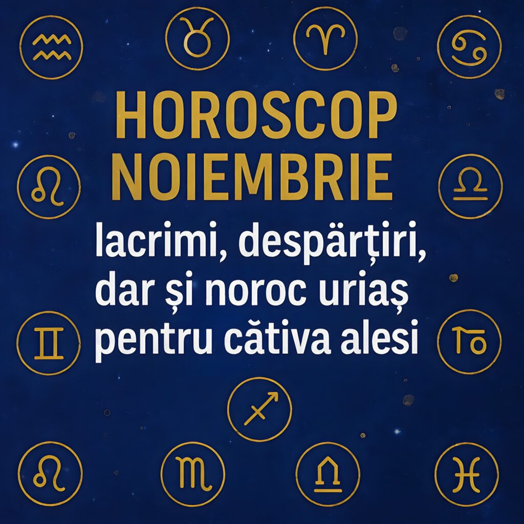 Horoscop noiembrie 2025. După furtună vine lumina: zodiile care plâng și cele care zâmbesc