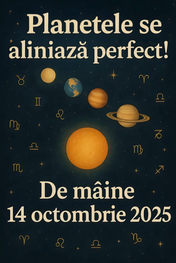 Planetele se aliniază perfect: Început de capitol fericit pentru 4 zodii, de mâine 14 octombrie 2025