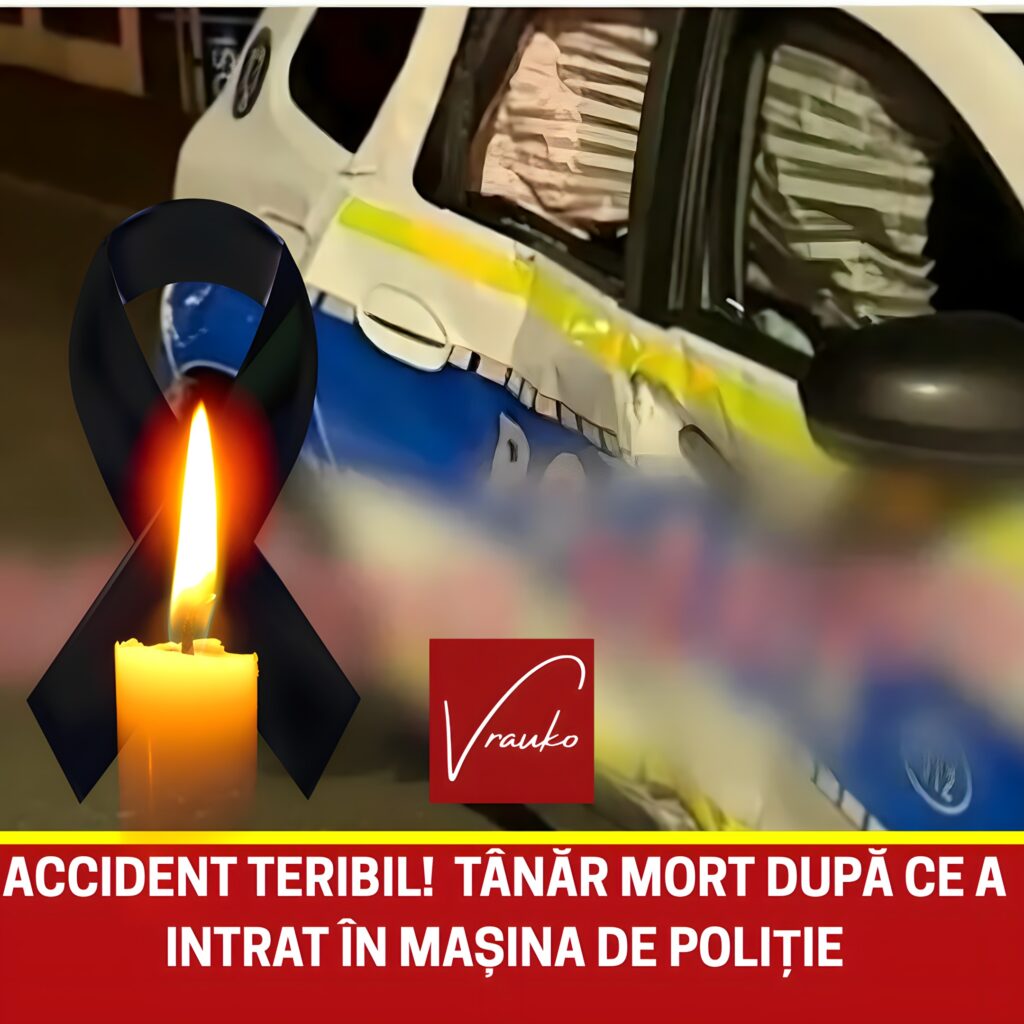 Fiul unei procuroare, MORT după ce a intrat cu motorul într-o mașină de poliție. Cum s-a produs accidentul