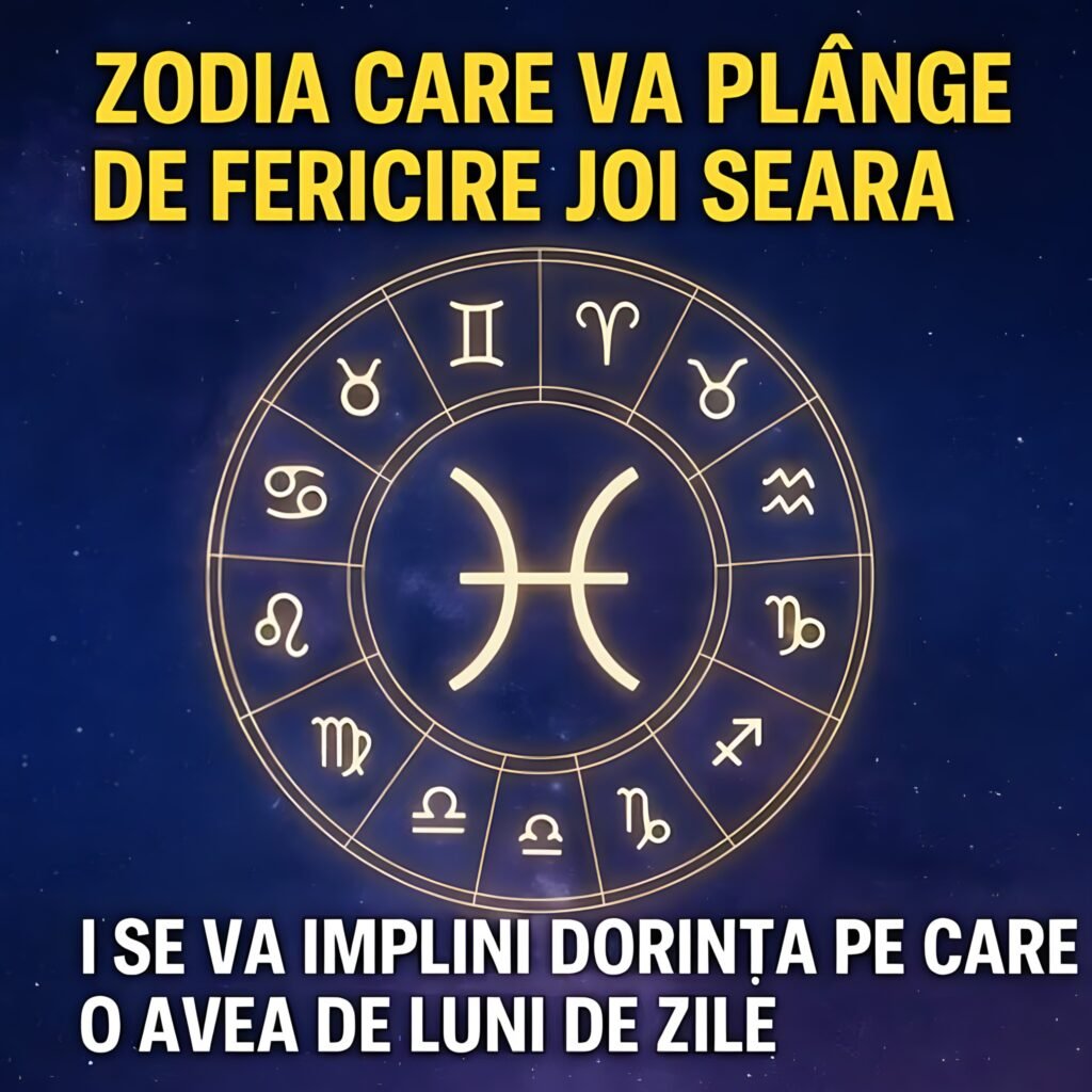 Zodia care va plânge de fericire joi seară. I se va împlini dorința pe care o avea de luni de zile