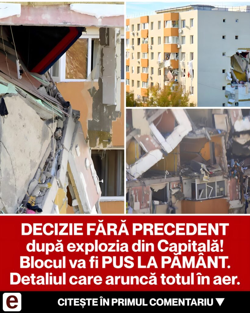 DECIZIE FĂRĂ PRECEDENT după explozia din Capitală! Blocul va fi PUS LA PĂMÂNT. Detaliul care aruncă totul în aer.