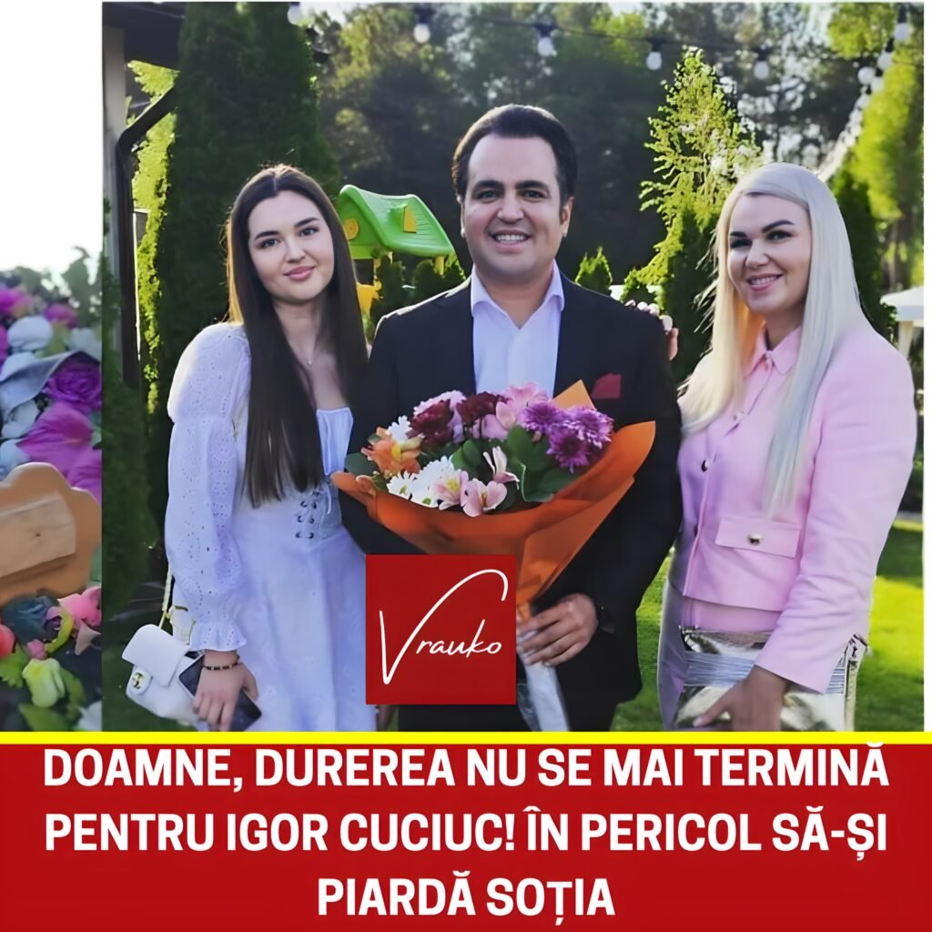 Durere fără margini în familia lui Igor Cuciuc. După moartea sfâșietoare a fiicei, artistul se teme să nu își piardă și soția