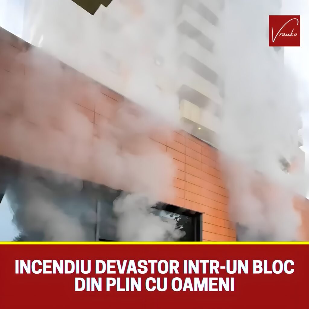 Incendiu devastator la un complex de locuințe , autoritățile sunt disperate