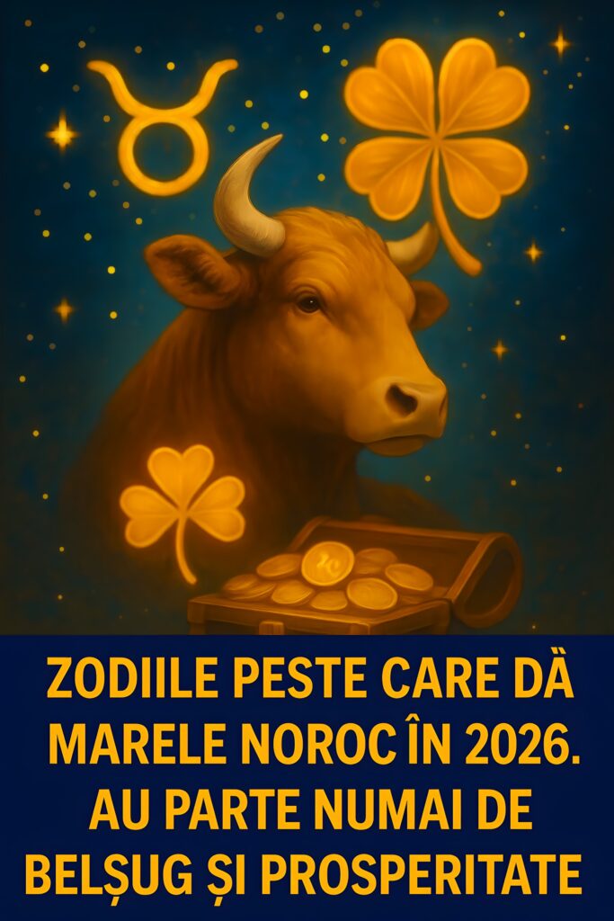 Zodiile peste care dă marele noroc în 2026. Au parte numai de belșug și prosperitate anul viitor