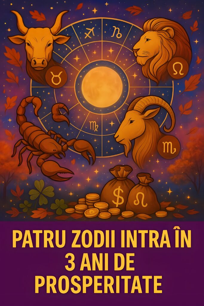 ASTRELE binecuvântează patru zodii: Au parte de TREI ani de bogăție și prosperitate, în care banii devin ultima grijă