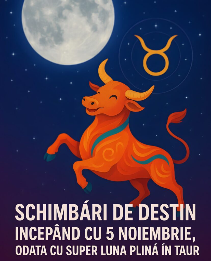 Schimbari de destin, incepand cu 5 noiembrie, la Super Luna Plina din Taur. Cum ne va afecta acest eveniment astral