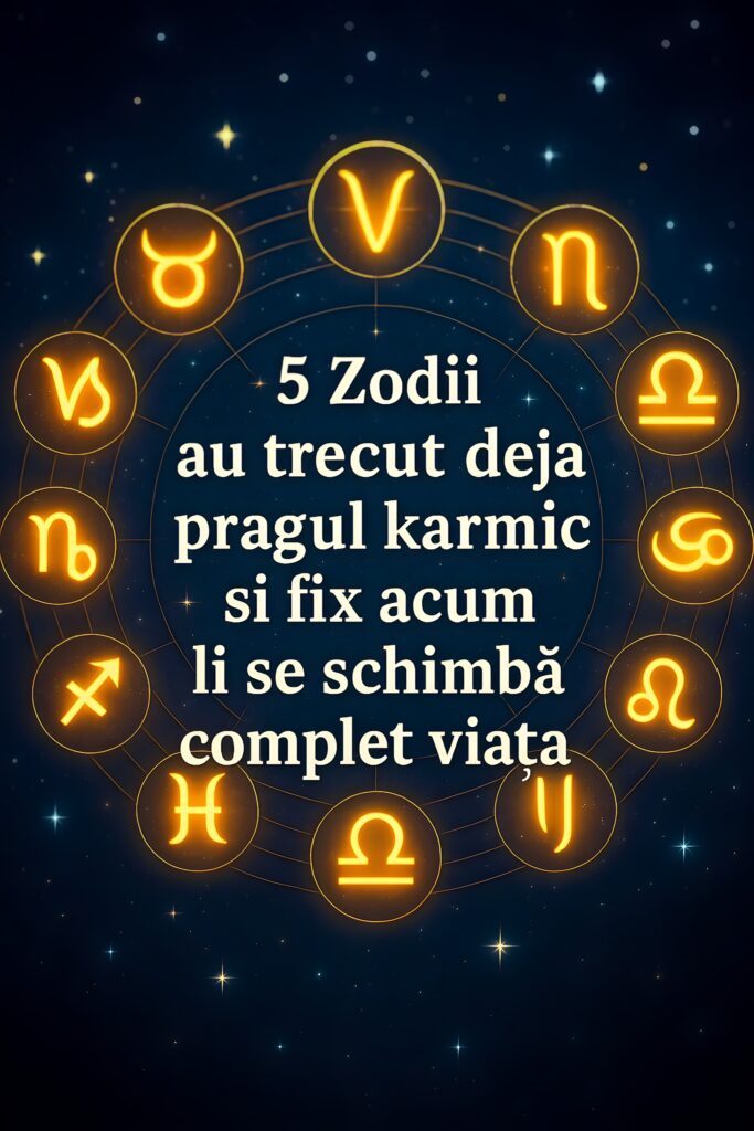 Cinci Zodii au trecut deja pragul karmic si fix acum li se schimba complet viata