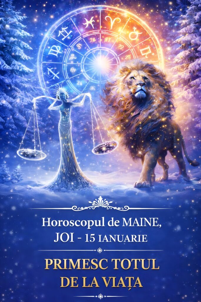 Horoscop zilnic – JOI, 15 IANUARIE. Cu totii avem slabiciuni, cu totii avem putere
