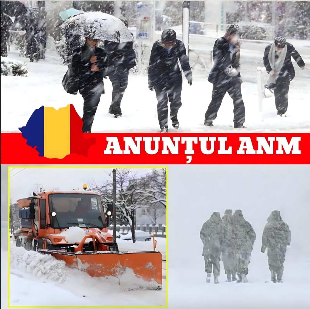 Vin 5 zile de iarnă grea în România! Ger de crapă pietrele