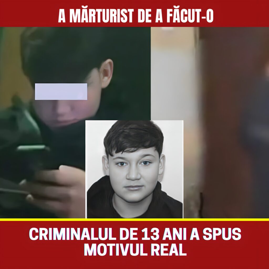 Copilul care de 13 ani care l-a ucis pe Mario a spus de ce a făcut-o