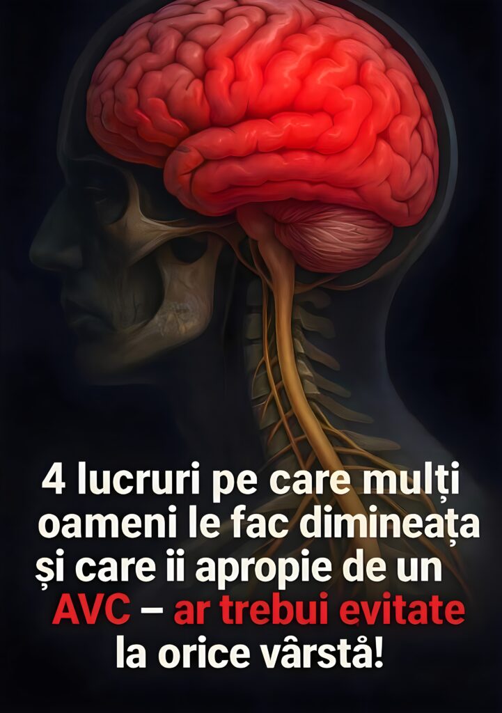 4 obiceiuri matinale care pot creste riscul unui accident vascular