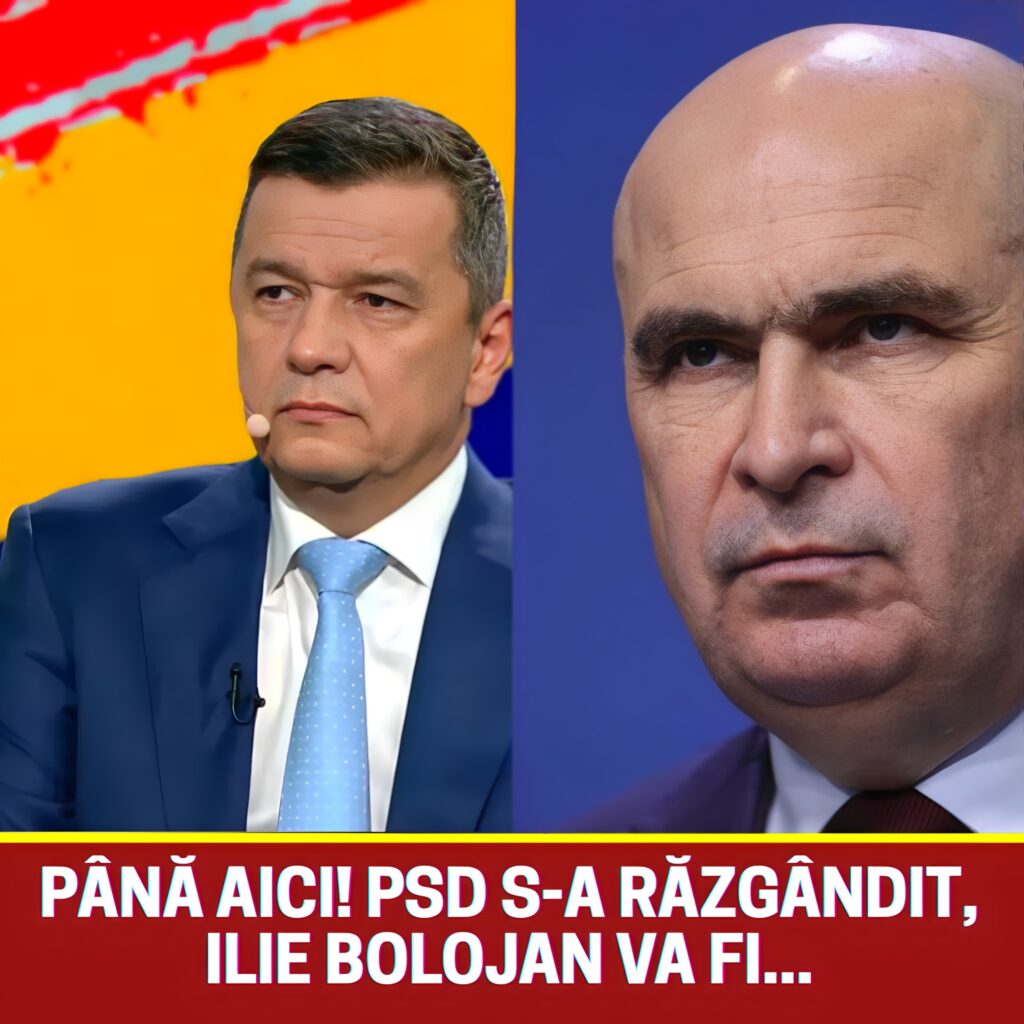 PSD s-a răzgândit. Toată România este uluită. Ilie Bolojan va fi