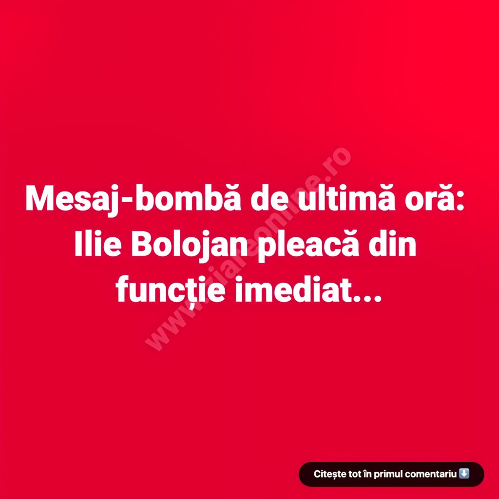 Cutremur politic anunțat? Ilie Bolojan vorbește deschis despre plecarea din funcție