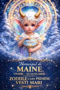 Horoscop zilnic – VINERI, 23 IANUARIE. Atragem oportunitati potrivite pentru noi