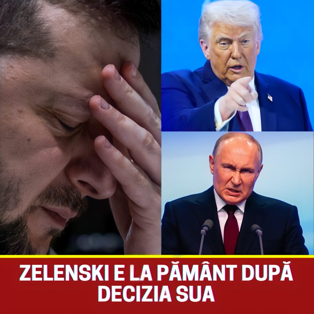 Zelenski este la pământ. Decizia SUA face înconjurul planetei