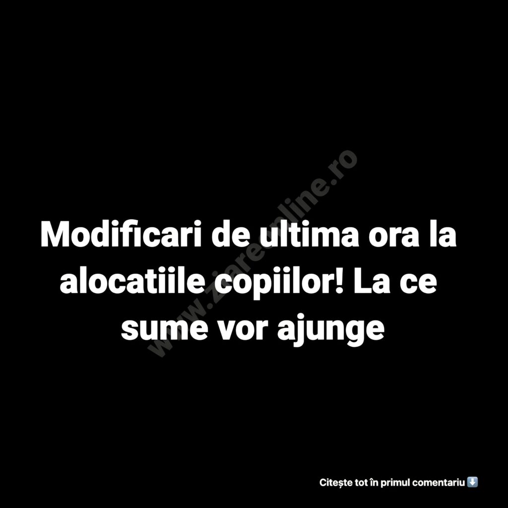 Modificări de ultimă oră la alocațiile copiilor. Anunțul făcut de premierul României Ilie Bolojan pentru 2026