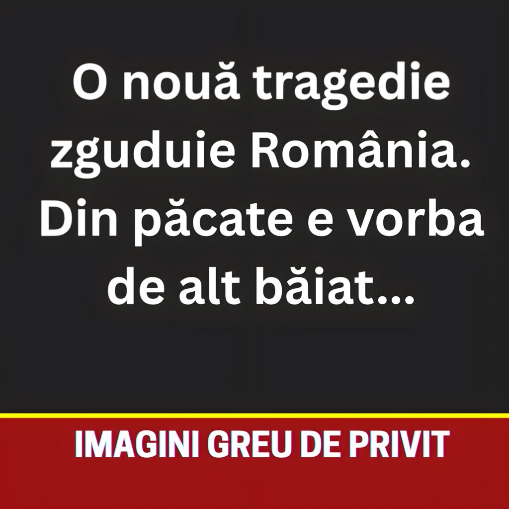 O nouă tragedie zguduie România. Din păcate e vorba de alt băiat…