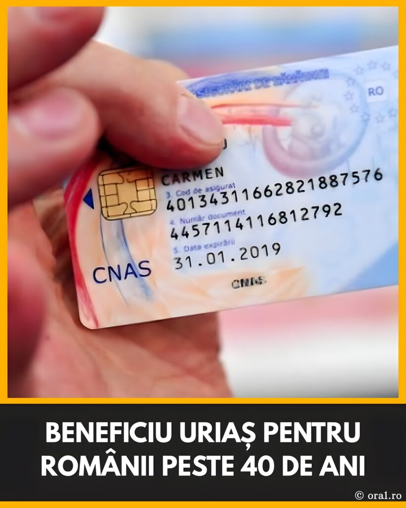 Beneficiu uriaș pentru românii peste 40 de ani! Ce poți face gratuit cu cardul de sănătate chiar acum