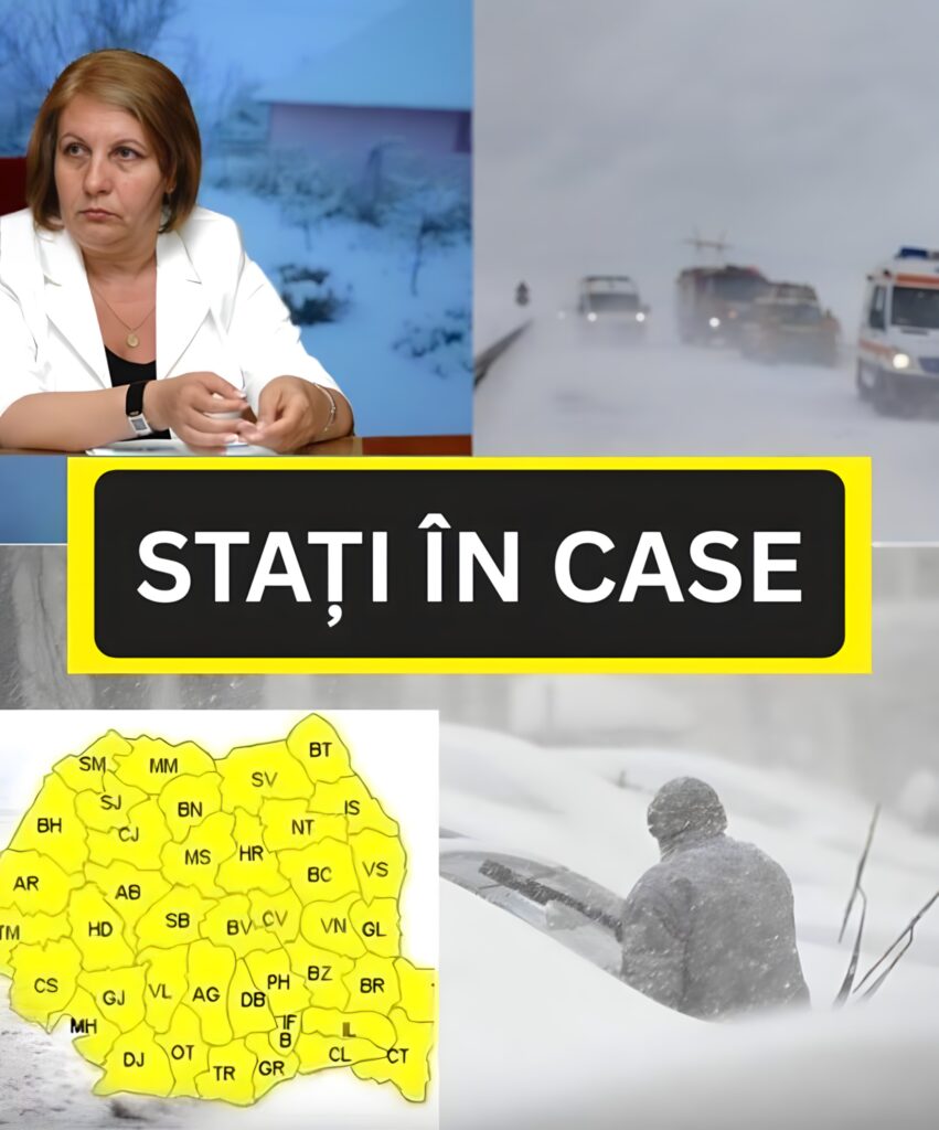 Alertă mare la ANM. Evitați deplasările, stați în case. Zonele afectate