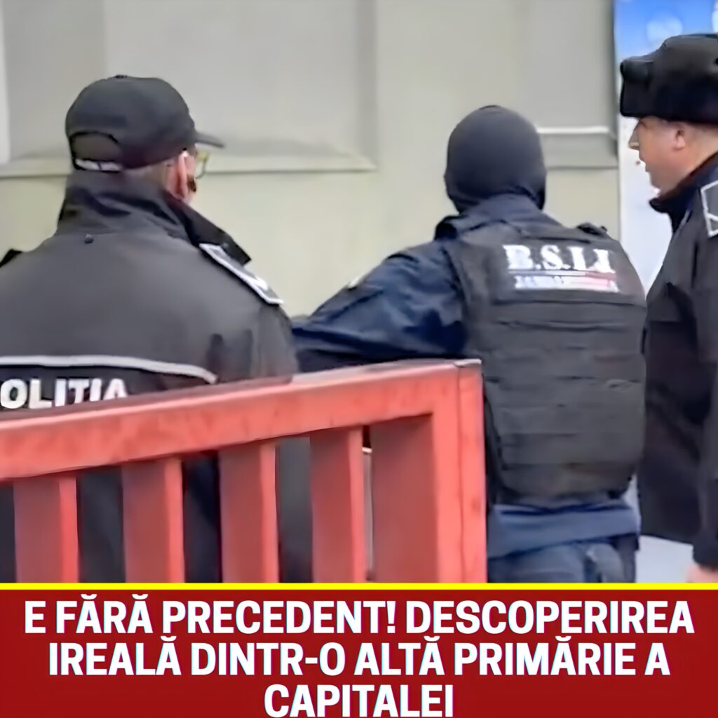 Anunțul momentului! Încă o primărie din Capitală a fost călcată de mascați. Descoperirile scot la iveală cele mai…