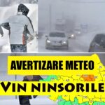 Alertă meteo. Ninsori și ger în următoarele zile, iar meteorologii anunță prăpăd. Când scăpăm de zăpadă
