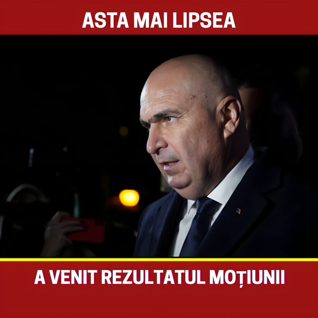 A venit rezultatul moțiunii. Știrea anului în România