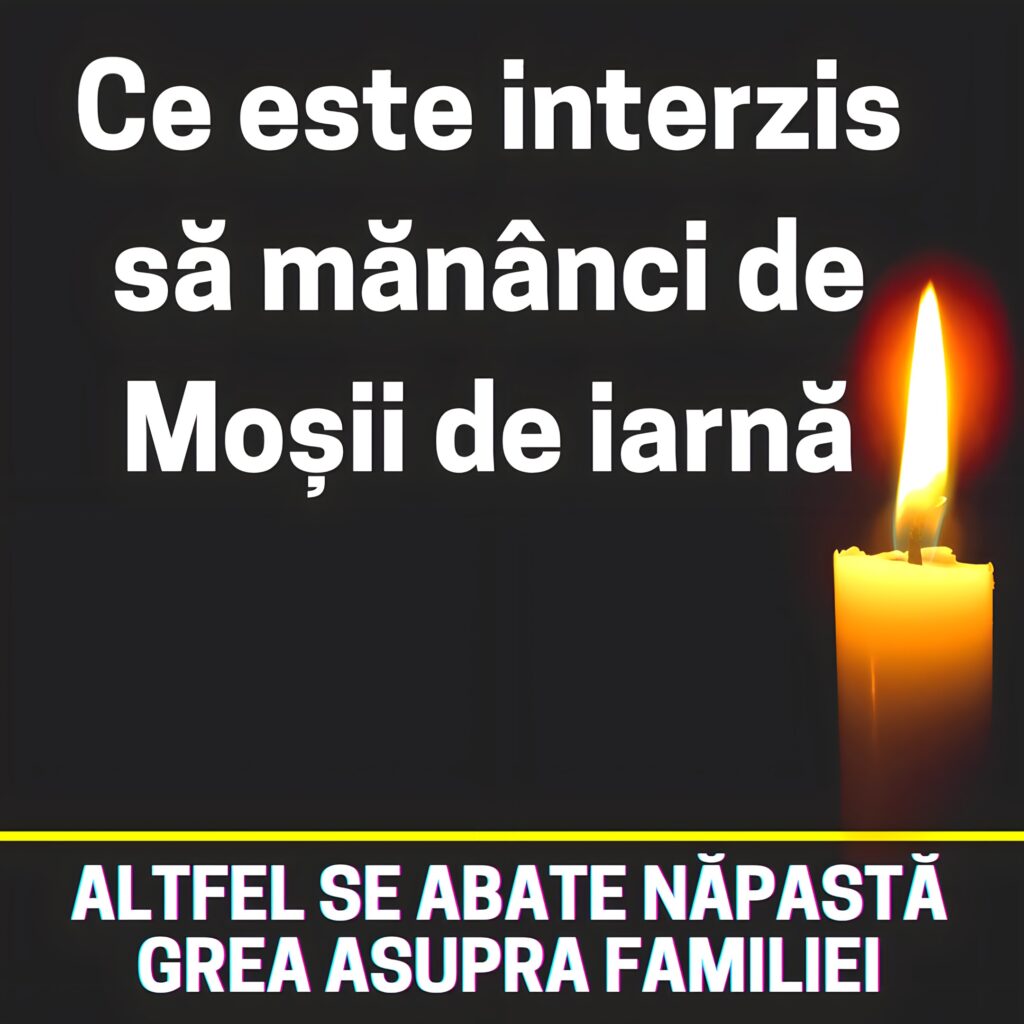 Ce este interzis să mănânci de Moșii de iarnă. Aduce năpastă grea asupra familiei
