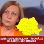 Alertă ANM fără precedent. Evitați deplasările, stați în casă. 20 de județe…