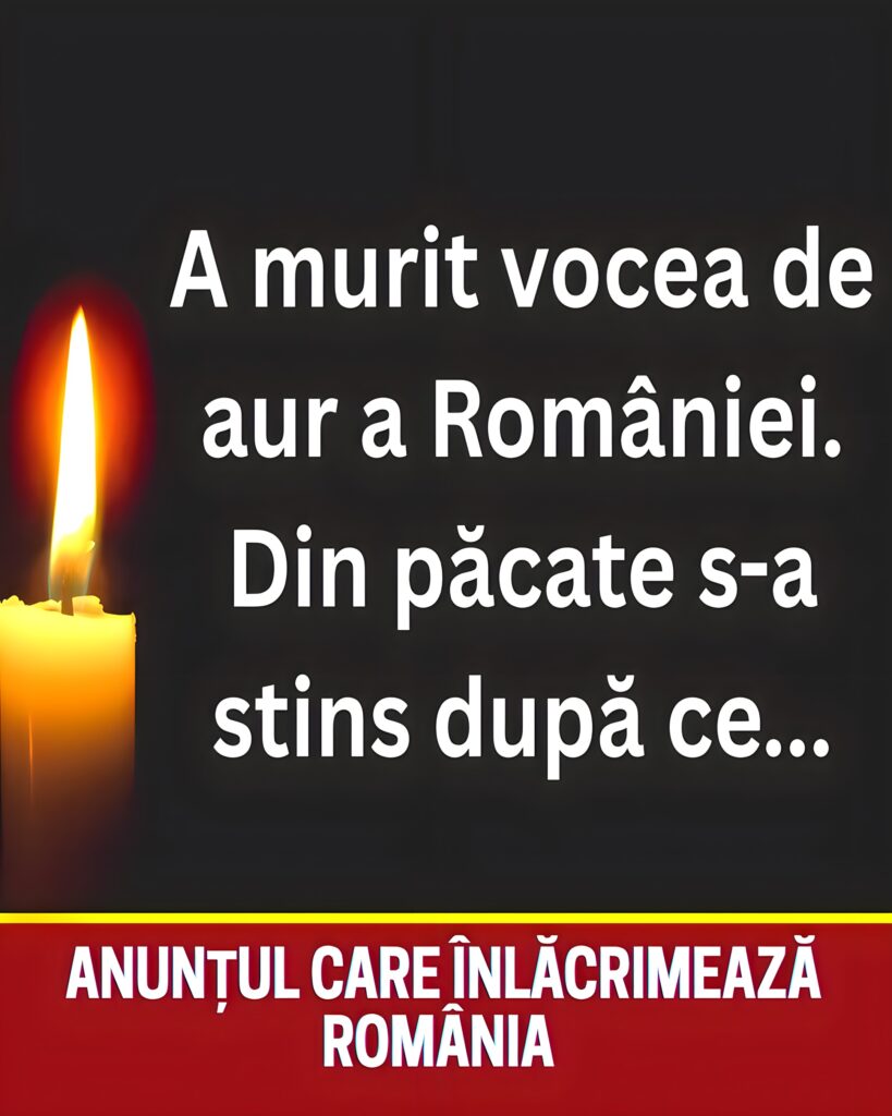 A murit marea noastră emblemă! Cântăreața noastră iubită s-a dus la ceruri mult prea devreme